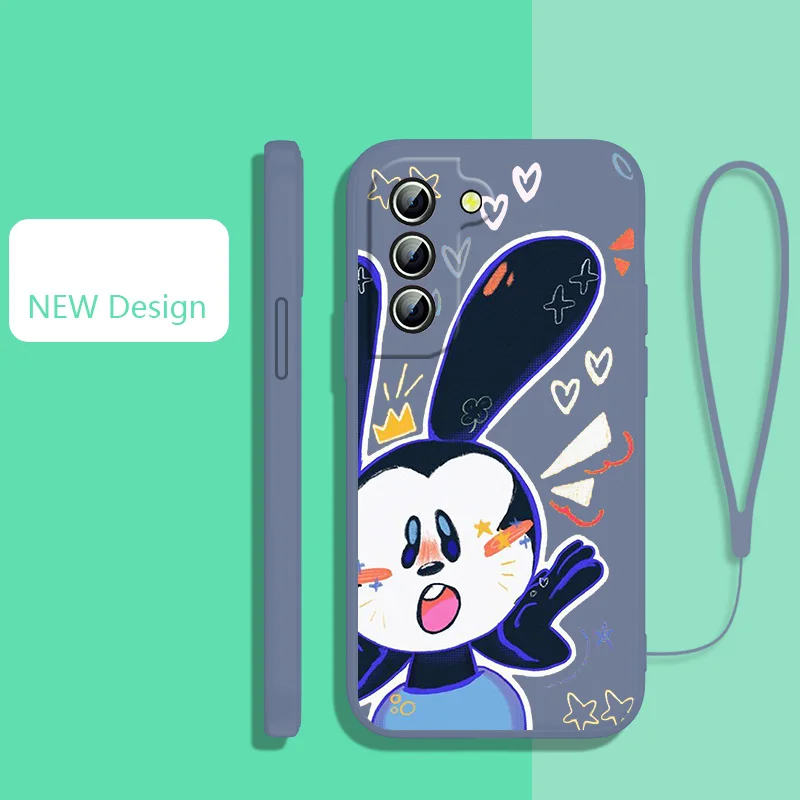Cute lucky rabbit Oswald For Samsung 22 21 20 10 Ultra Plus Fe Note Lite 5G Liquid Rope Anti-drop Phone Case
Cute lucky rabbit Oswald For Samsung 22 21 20 10 Ultra Plus Fe Note Lite 5G Liquid Rope Anti-drop Phone Case