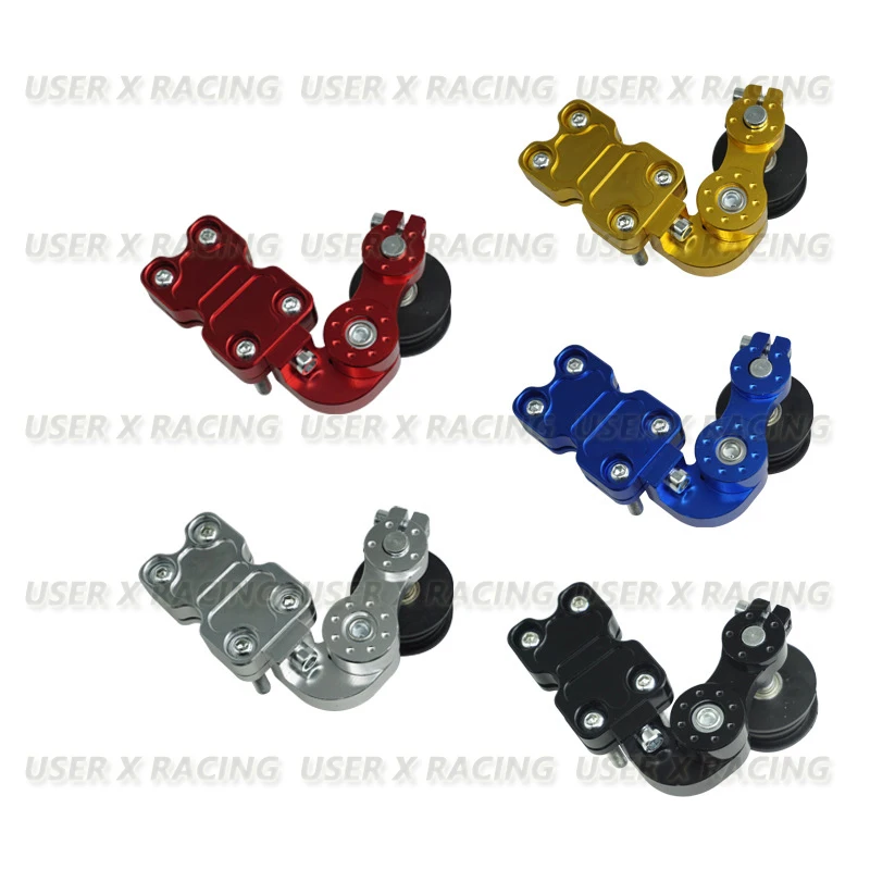 USERX Motorcycle Universal accessories Chain Tensioner Adjuster CNC aluminum alloy For ATV Motocross High quality durability
USERX Motorcycle Universal accessories Chain Tensioner Adjuster CNC aluminum alloy For ATV Motocross High quality durability