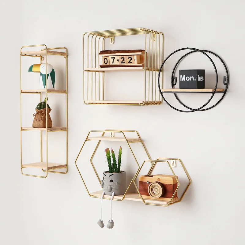 Simple And Multi-functional Iron Art Wall Shelf Home Living Room Study Wall Decoration Receive Arrangement Shelf
Simple And Multi-functional Iron Art Wall Shelf Home Living Room Study Wall Decoration Receive Arrangement Shelf