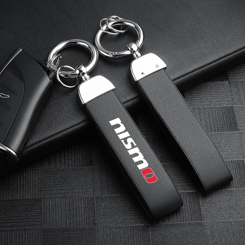 Luxury Leather Nismo Logo Car Keychain Key Rings Key Holder Auto Accessories For Nissan Qashqai j11 j10 Juke X Trail t32 Tiida
Luxury Leather Nismo Logo Car Keychain Key Rings Key Holder Auto Accessories For Nissan Qashqai j11 j10 Juke X Trail t32 Tiida