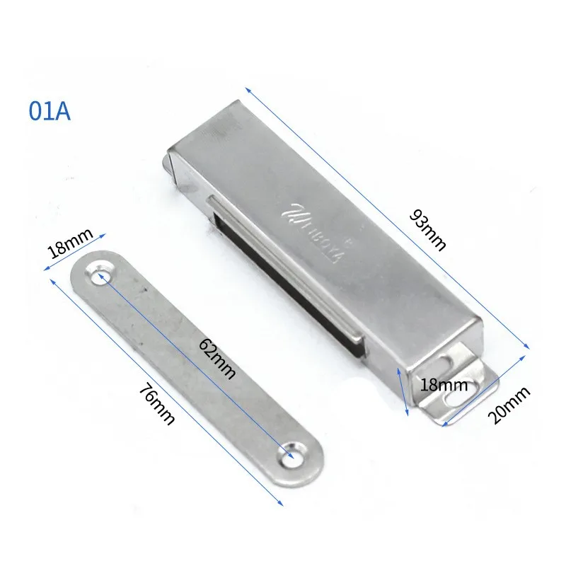 304 Stainless Steel Magnetic Suction Kitchen Bathroom Balcony Magnet Card Accessories 1 Cabinet Magnetic Catcher
304 Stainless Steel Magnetic Suction Kitchen Bathroom Balcony Magnet Card Accessories 1 Cabinet Magnetic Catcher