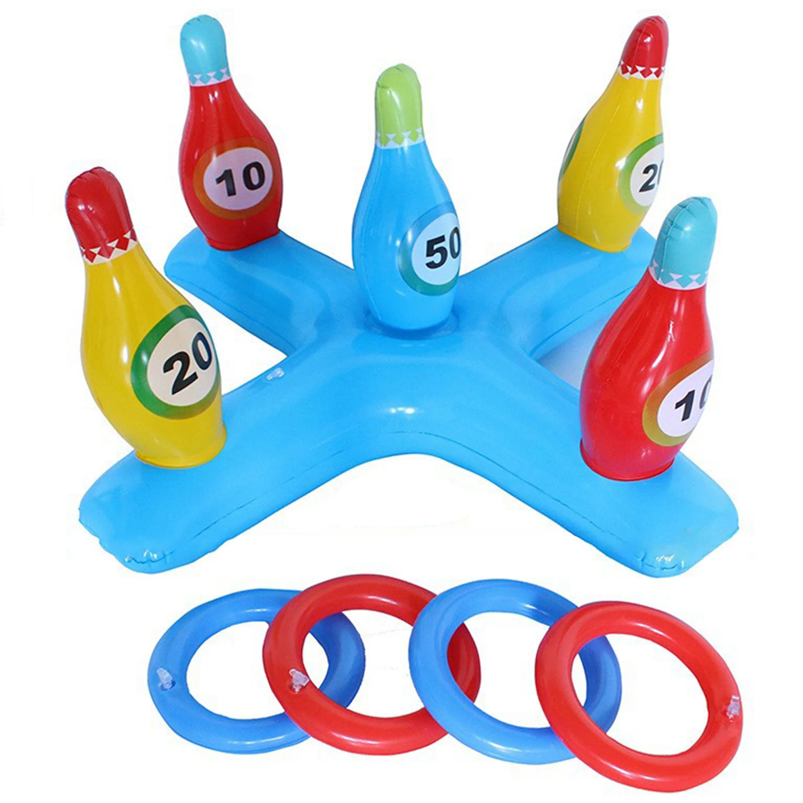 Inflatable Bowling Cross Game Throwing Ring Pool Game Set For Kids Adults Swimming Pool Water Accessories
Inflatable Bowling Cross Game Throwing Ring Pool Game Set For Kids Adults Swimming Pool Water Accessories