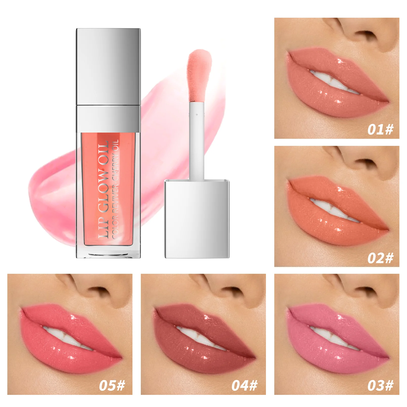 

Crystal Jelly Moisturizing Lip Glow Oil Plumping Lip Gloss Waterproof Makeup Sexy Lipgloss Tinted Lip Glaze Plumper