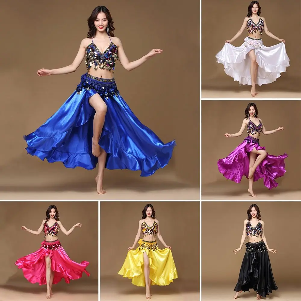 3Pcs/Set Women Hip Scarf Tassels Show Costumes Performance Top Dancer Skirt Belly Dance Costumes Halter Bra
3Pcs/Set Women Hip Scarf Tassels Show Costumes Performance Top Dancer Skirt Belly Dance Costumes Halter Bra