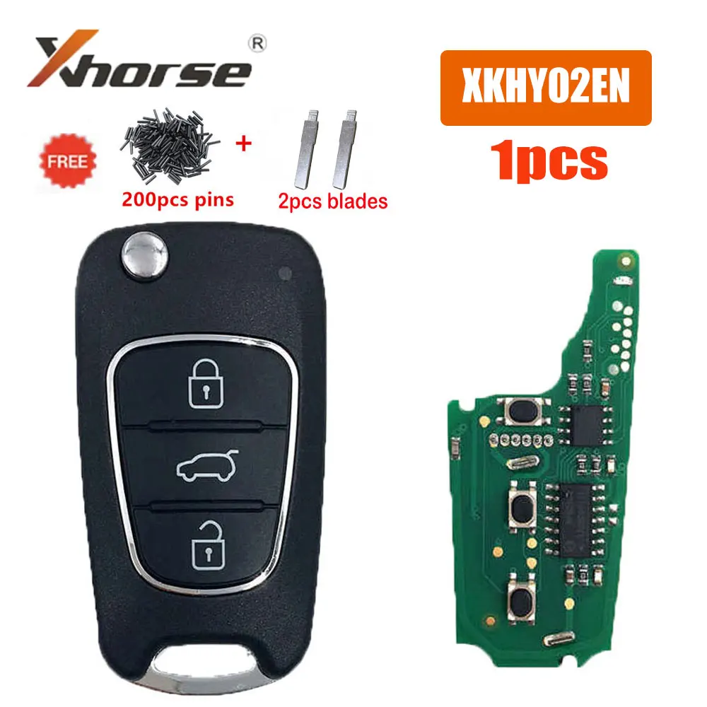 1pcs/lot Xhorse XKHY02EN VVDI Wired Universal Remote Key 3 Buttons XK Series Remote Car Key for Hyundai VVDI Mini Key Tool VVDI2
1pcs/lot Xhorse XKHY02EN VVDI Wired Universal Remote Key 3 Buttons XK Series Remote Car Key for Hyundai VVDI Mini Key Tool VVDI2