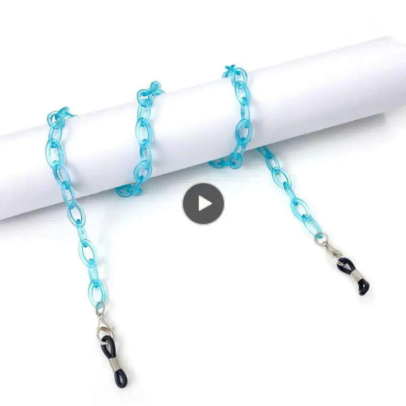 56CM Acrylic Sunglasses Chain Lanyard Anti-slip With Clips Reading Glasses Chain Cord Holder Neck Strap Rope Lanyard For Women
56CM Acrylic Sunglasses Chain Lanyard Anti-slip With Clips Reading Glasses Chain Cord Holder Neck Strap Rope Lanyard For Women