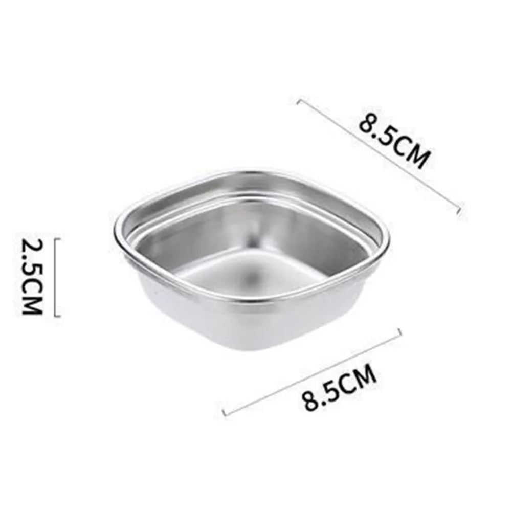 1/2/3/4 Grids Stainless Steel Seasoning Dish Multi-grid Barbecue Dipping Dish Dipping Bowls Vinegar Plates Sushi Appetizer Plate
1/2/3/4 Grids Stainless Steel Seasoning Dish Multi-grid Barbecue Dipping Dish Dipping Bowls Vinegar Plates Sushi Appetizer Plate