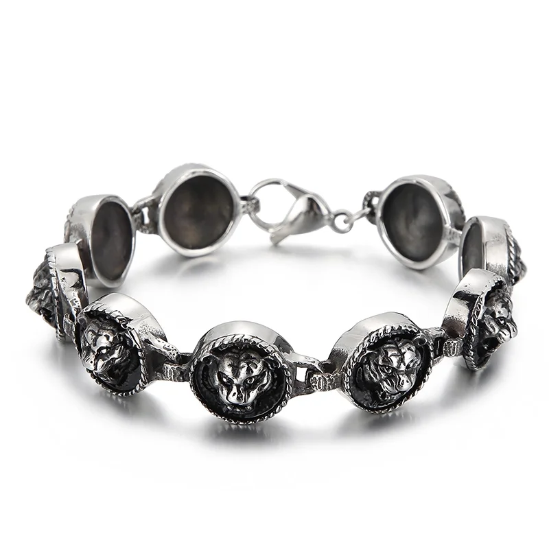Mens Gothic Vintage Stainless steel Biker Tiger Link Chain Bracelet 16mm 8.66'' KB152590-KJX
Mens Gothic Vintage Stainless steel Biker Tiger Link Chain Bracelet 16mm 8.66'' KB152590-KJX