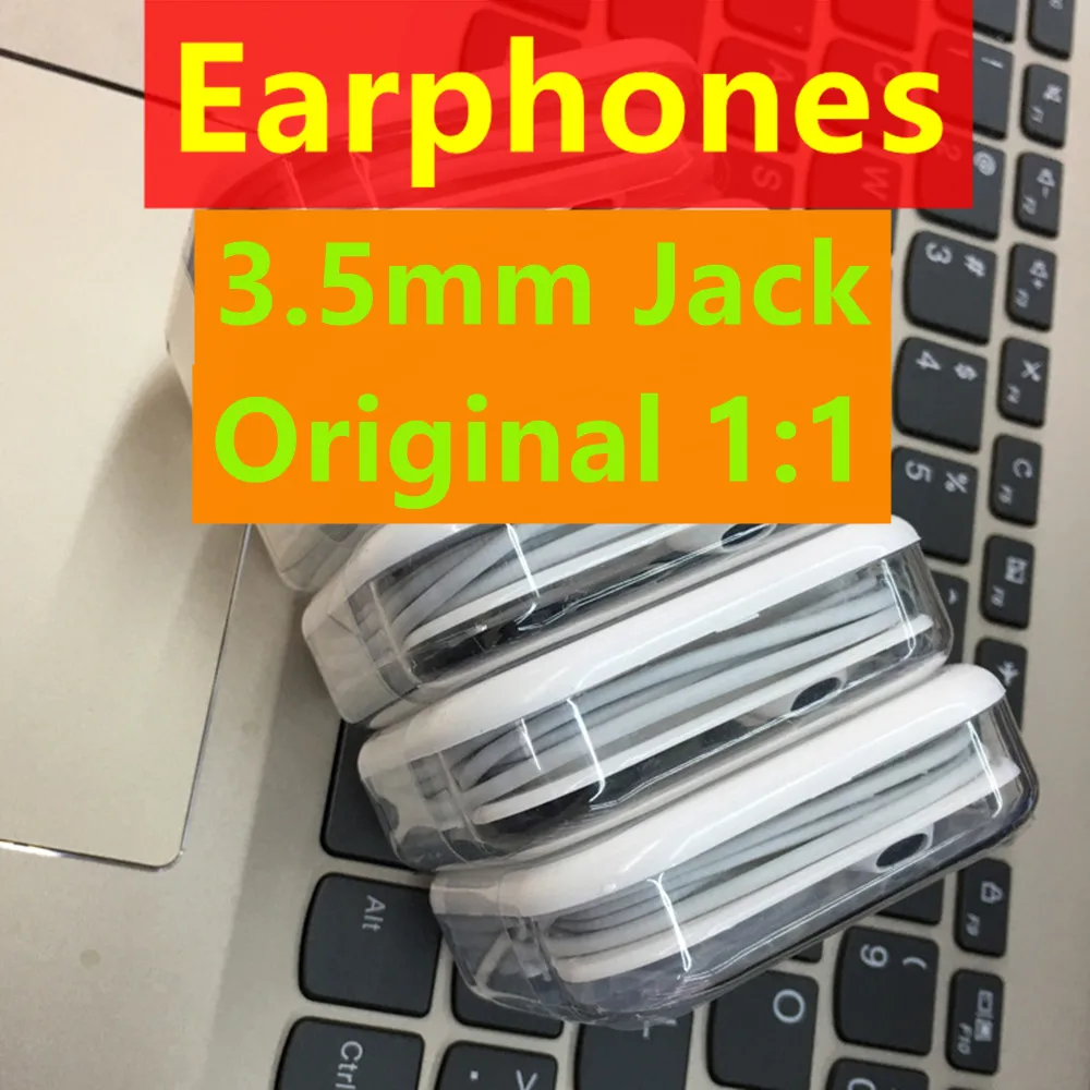 10pcs/Lot OEM Quality 3.5mm Earphones Headsets in Earheadphones With Remote Mic For i5s 6 6S Plus With Original Box
10pcs/Lot OEM Quality 3.5mm Earphones Headsets in Earheadphones With Remote Mic For i5s 6 6S Plus With Original Box