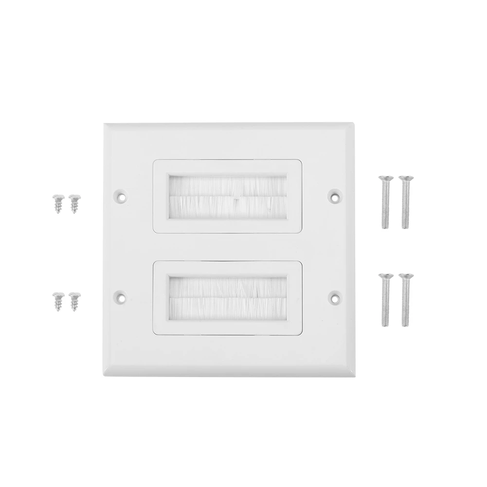 Plastic Anti-dust Brush Cable Wall Plate Port Insert Cover Outlet Mount Multimedia Panel New #2 Wall Wall Wall Wall Wall Wall
Plastic Anti-dust Brush Cable Wall Plate Port Insert Cover Outlet Mount Multimedia Panel New #2 Wall Wall Wall Wall Wall Wall