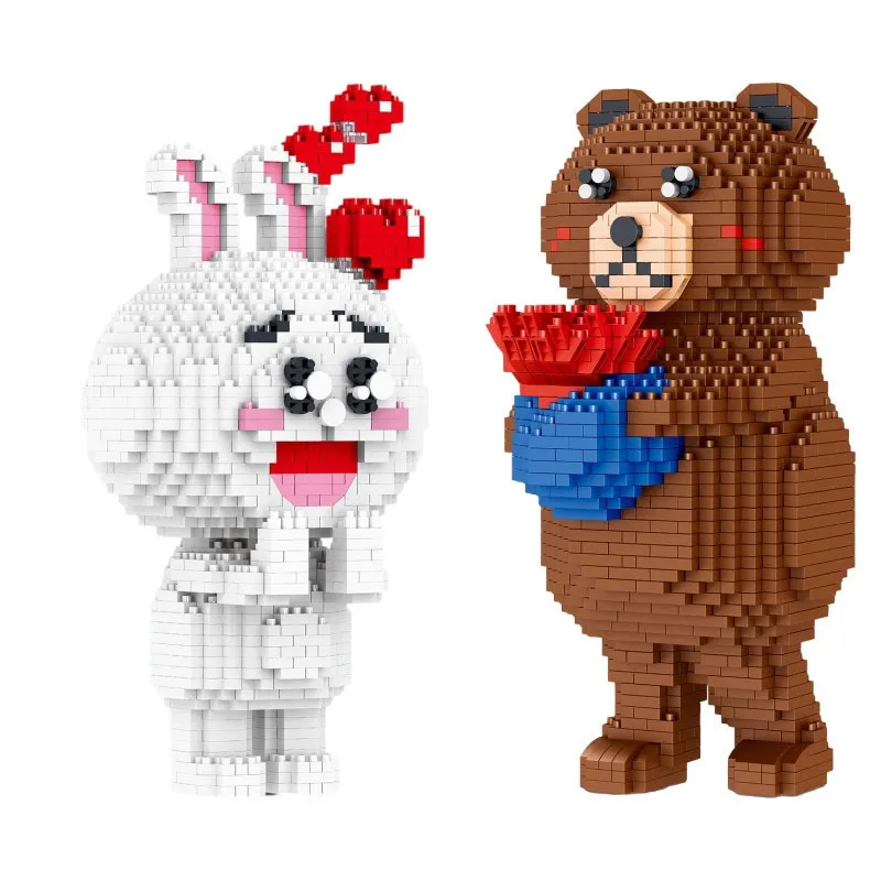 Creative Cartoon Proposal Rabbit Love Bear Garden Building Blocks DIY Building Micro Building Blocks Educational Toys Girlfriend
Creative Cartoon Proposal Rabbit Love Bear Garden Building Blocks DIY Building Micro Building Blocks Educational Toys Girlfriend
