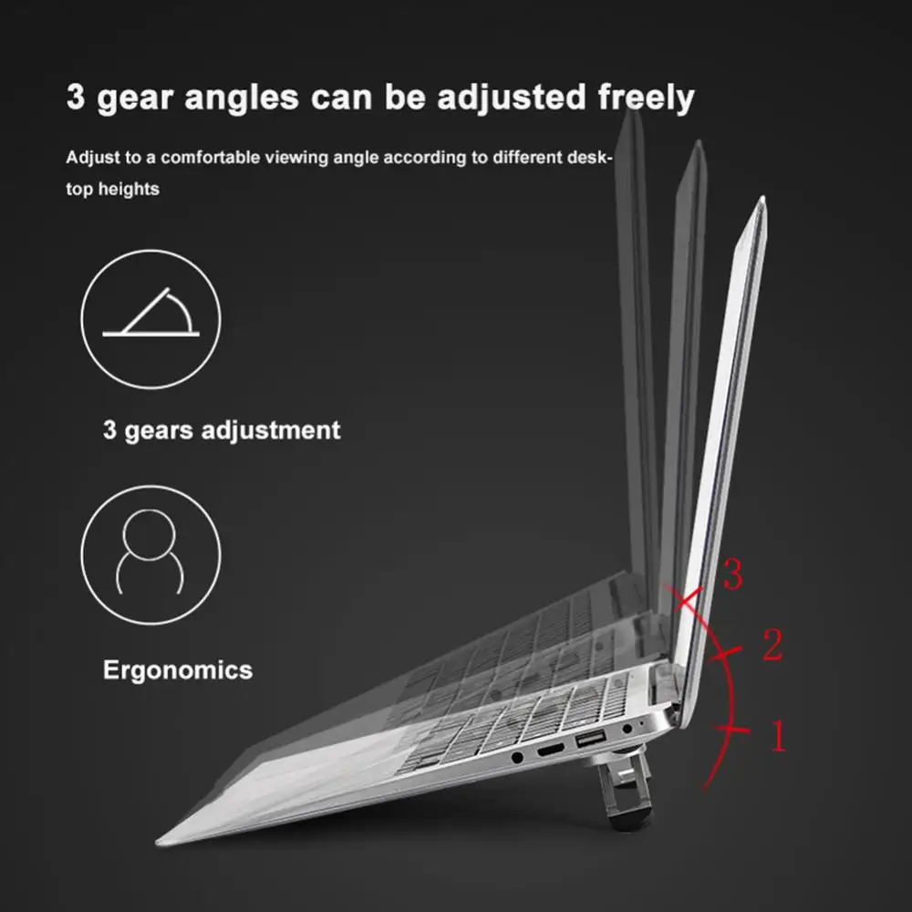 Foldable Laptop Stand Holder Notebook Bracket Strong Adhesive Desktop Cooling Stand For MacBook Lenovo Universal Laptop Stands
Foldable Laptop Stand Holder Notebook Bracket Strong Adhesive Desktop Cooling Stand For MacBook Lenovo Universal Laptop Stands