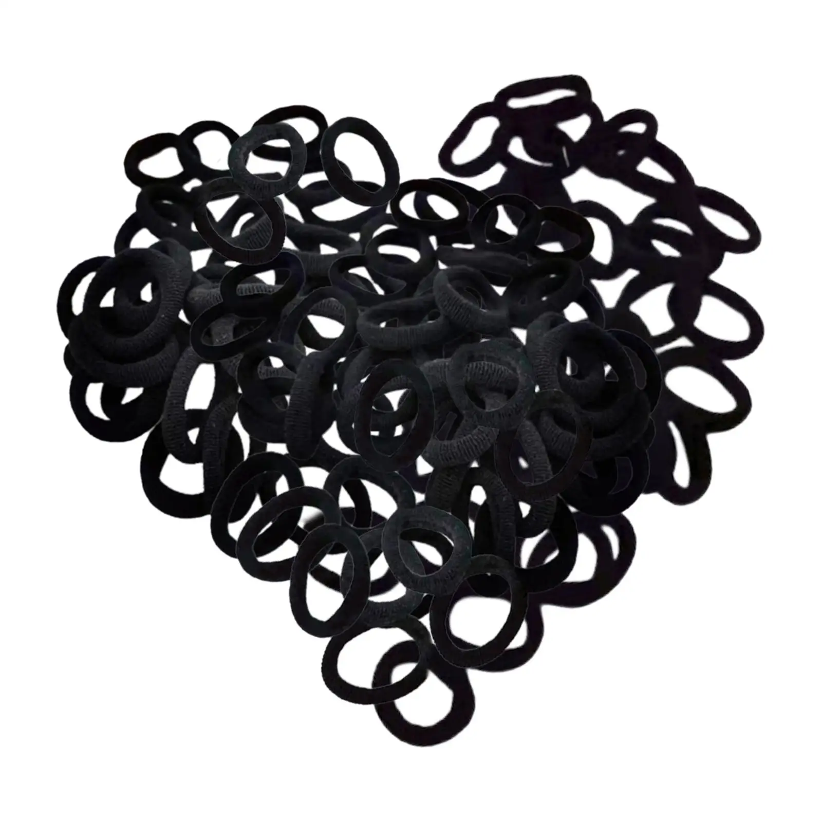 100 Pieces Black Hair Ties Small Hair Accessories Stretch Seamless Hair Ropes for Thick Hair 2.2cm Elastic Cloth Hair Bands
100 Pieces Black Hair Ties Small Hair Accessories Stretch Seamless Hair Ropes for Thick Hair 2.2cm Elastic Cloth Hair Bands