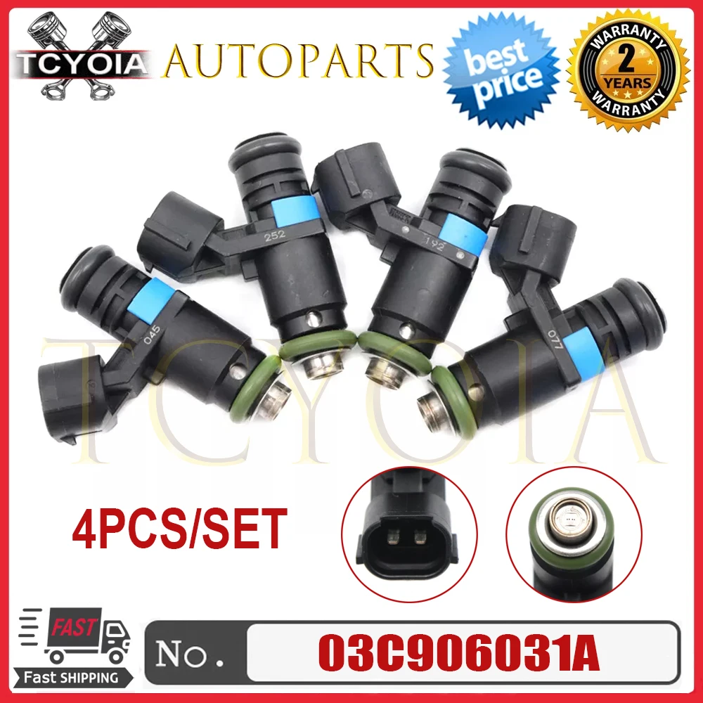 4 шт./лот автомобильные топливные форсунки 03C 906031 Подходит для Seat Altea Cordoba Ibiza Skoda Octavia для Volkswagen Golf Eos 2006-2021
4 шт./лот автомобильные топливные форсунки 03C 906031 Подходит для Seat Altea Cordoba Ibiza Skoda Octavia для Volkswagen Golf Eos 2006-2021