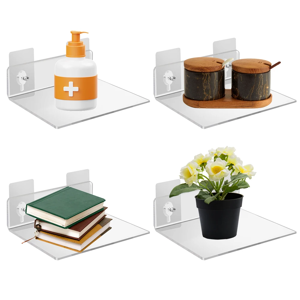 5/10PCS Wall Hanger Acrylic Display Rack No Punch Shelf Wall Flower Pot Stand Holder Kitchen Bathroom Wall Mounted Holders
5/10PCS Wall Hanger Acrylic Display Rack No Punch Shelf Wall Flower Pot Stand Holder Kitchen Bathroom Wall Mounted Holders