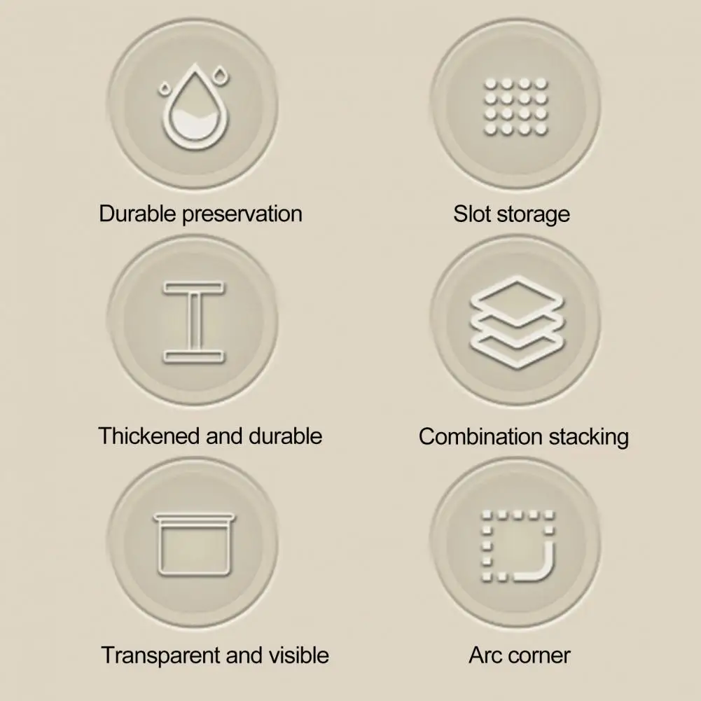 Neat Organized Egg Storage 9-grid Egg Storage Box Space-saving Fridge Organizer for Kitchen Home Refrigerator Container Holder
Neat Organized Egg Storage 9-grid Egg Storage Box Space-saving Fridge Organizer for Kitchen Home Refrigerator Container Holder