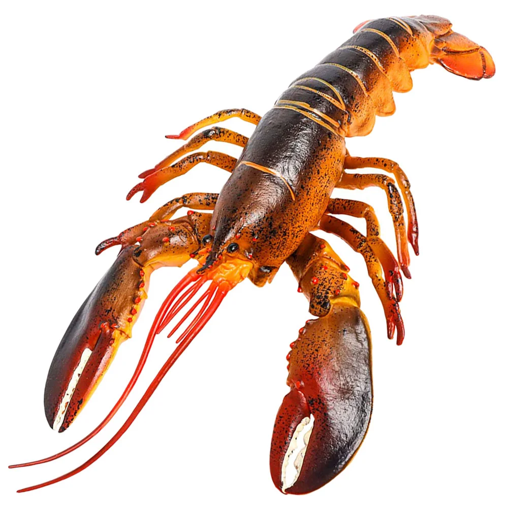

Lobster Model Animals Sea Simulated Ocean Fake Animal Figurines Seafood Decoration Kitchen Toy Decorations Party Artificial