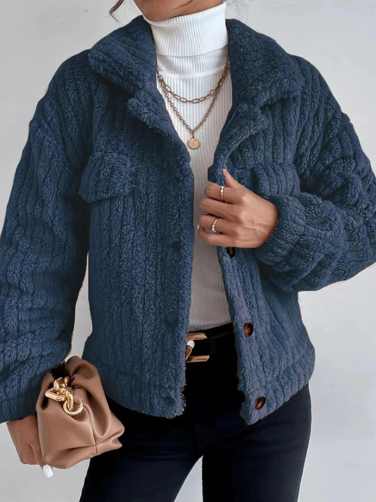 Women Solid Color Long Sleeve V Neck Casual Autumn Winter Exotic Elegant Party Club Luxury Fashion Sexy Jackets Clothe 2022
Women Solid Color Long Sleeve V Neck Casual Autumn Winter Exotic Elegant Party Club Luxury Fashion Sexy Jackets Clothe 2022