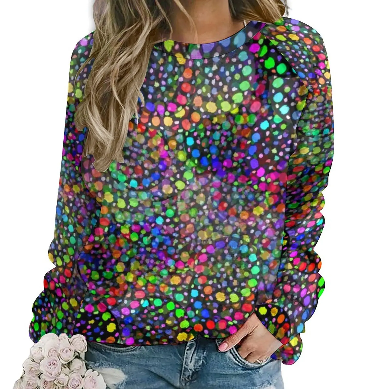 Rainbow Polka Dot Casual Hoodies Women Colorful Spots Print Y2k Hoodie Winter Long Sleeve Streetwear Oversized Sweatshirts Gift
Rainbow Polka Dot Casual Hoodies Women Colorful Spots Print Y2k Hoodie Winter Long Sleeve Streetwear Oversized Sweatshirts Gift