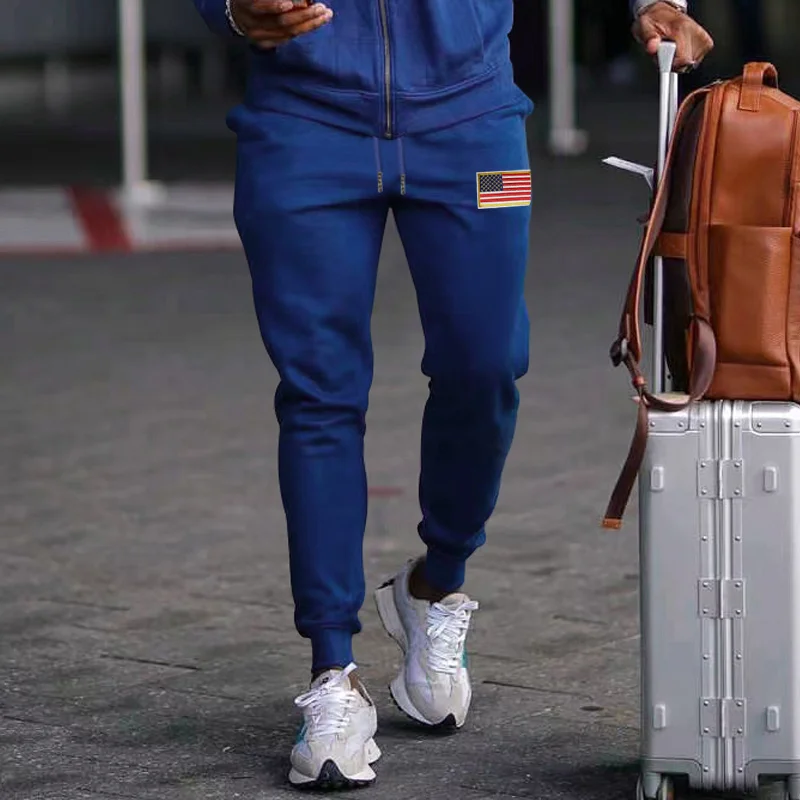 2023 Autumn and Winter Men's Casual Pants Drawstring Solid Color Printed Polyester Material Sports Casual Pants
2023 Autumn and Winter Men's Casual Pants Drawstring Solid Color Printed Polyester Material Sports Casual Pants