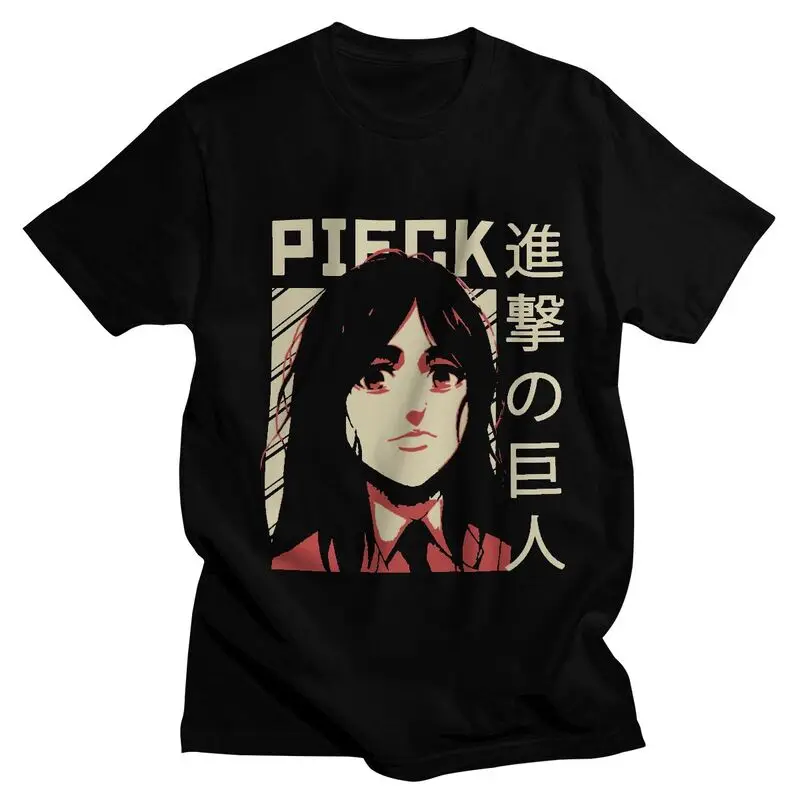 Fashion Attack on Titan Women T Shirt Short Sleeve Anime Manga AOT Pieck T-shirt Print Tee Harajuku Summer Soft Y2k Clothes Tops
Fashion Attack on Titan Women T Shirt Short Sleeve Anime Manga AOT Pieck T-shirt Print Tee Harajuku Summer Soft Y2k Clothes Tops