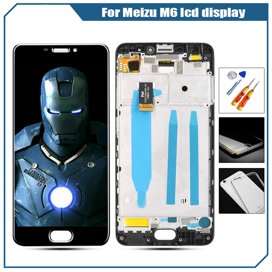 For Meizu M6 Touch Screen Digitizer + LCD Display For Meizu M6 M711H M711M M711Q 5.2" Cellphone Black White Color IPS 1280*
For Meizu M6 Touch Screen Digitizer + LCD Display For Meizu M6 M711H M711M M711Q 5.2" Cellphone Black White Color IPS 1280*