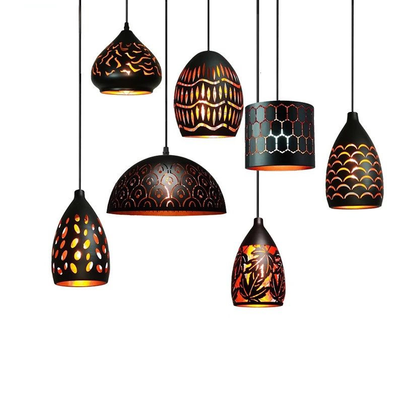 Modern Industrial Pendant Lights Vintage Retro Pendant Lamp Hollow Hanging Lamp for Living Room Kitchen Restaurant Shop Bar E27
Modern Industrial Pendant Lights Vintage Retro Pendant Lamp Hollow Hanging Lamp for Living Room Kitchen Restaurant Shop Bar E27
