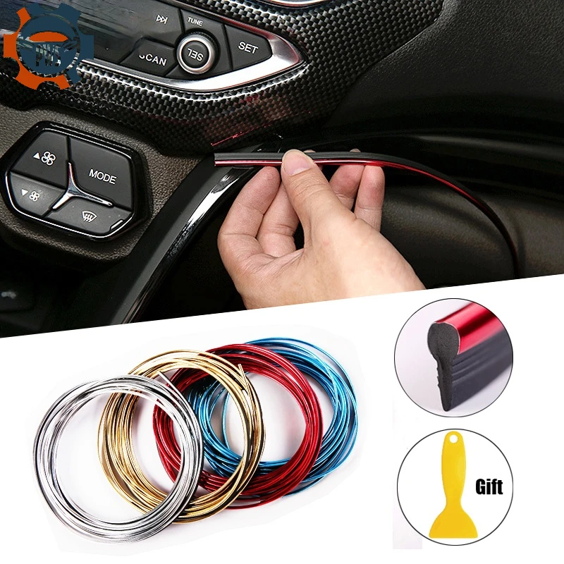 5M Universal Car Headlight Decoration Strip Moulding Accessories Car Cover Trim Dashboard Door Edge Styling Interior Accessories
5M Universal Car Headlight Decoration Strip Moulding Accessories Car Cover Trim Dashboard Door Edge Styling Interior Accessories