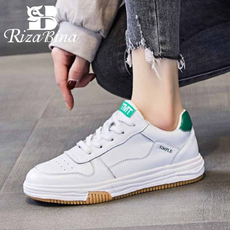 RizaBina Women'S Sneakers Real Leather Mix Color Spring Woman Shoes Fashion Spring Vacation Women Footwear Size 35-42
RizaBina Women'S Sneakers Real Leather Mix Color Spring Woman Shoes Fashion Spring Vacation Women Footwear Size 35-42