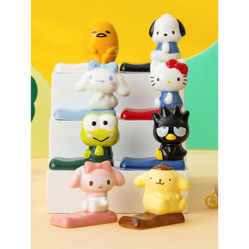 Kawaii Sanrio, Hello Kitty My Melody Cinnamoroll мультяшный милый керамический держатель для ручек, маленькое украшение
Kawaii Sanrio, Hello Kitty My Melody Cinnamoroll мультяшный милый керамический держатель для ручек, маленькое украшение