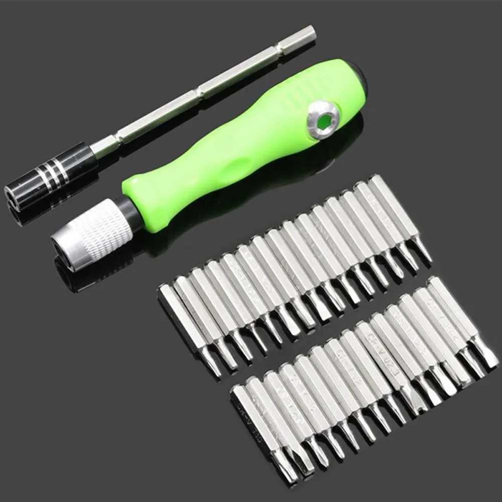 32 In 1 Precision Screwdriver Bits Set Non-Slip Nutdrivers Torx Screw Driver Hand Kit Repair Tools For Computer Mobile Phone
32 In 1 Precision Screwdriver Bits Set Non-Slip Nutdrivers Torx Screw Driver Hand Kit Repair Tools For Computer Mobile Phone