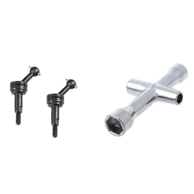 2Pcs Metal Universal Drive Joint & 2Pcs 4/5/5.5/7Mm Cross Wrench Sleeve For Spanner M4 RC HSP 80132
2Pcs Metal Universal Drive Joint & 2Pcs 4/5/5.5/7Mm Cross Wrench Sleeve For Spanner M4 RC HSP 80132