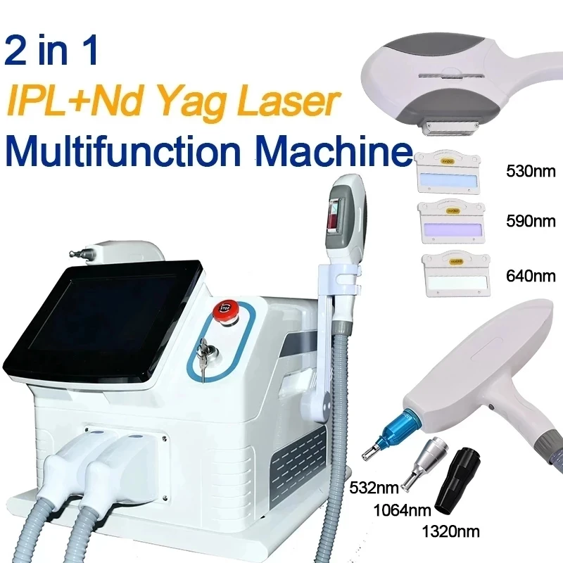 

2 in 1 OPT Picosecond Laser Picolaser Powerful Portable IPL Laser IPL Hair Removal Machines IPLMachine tattoo removal