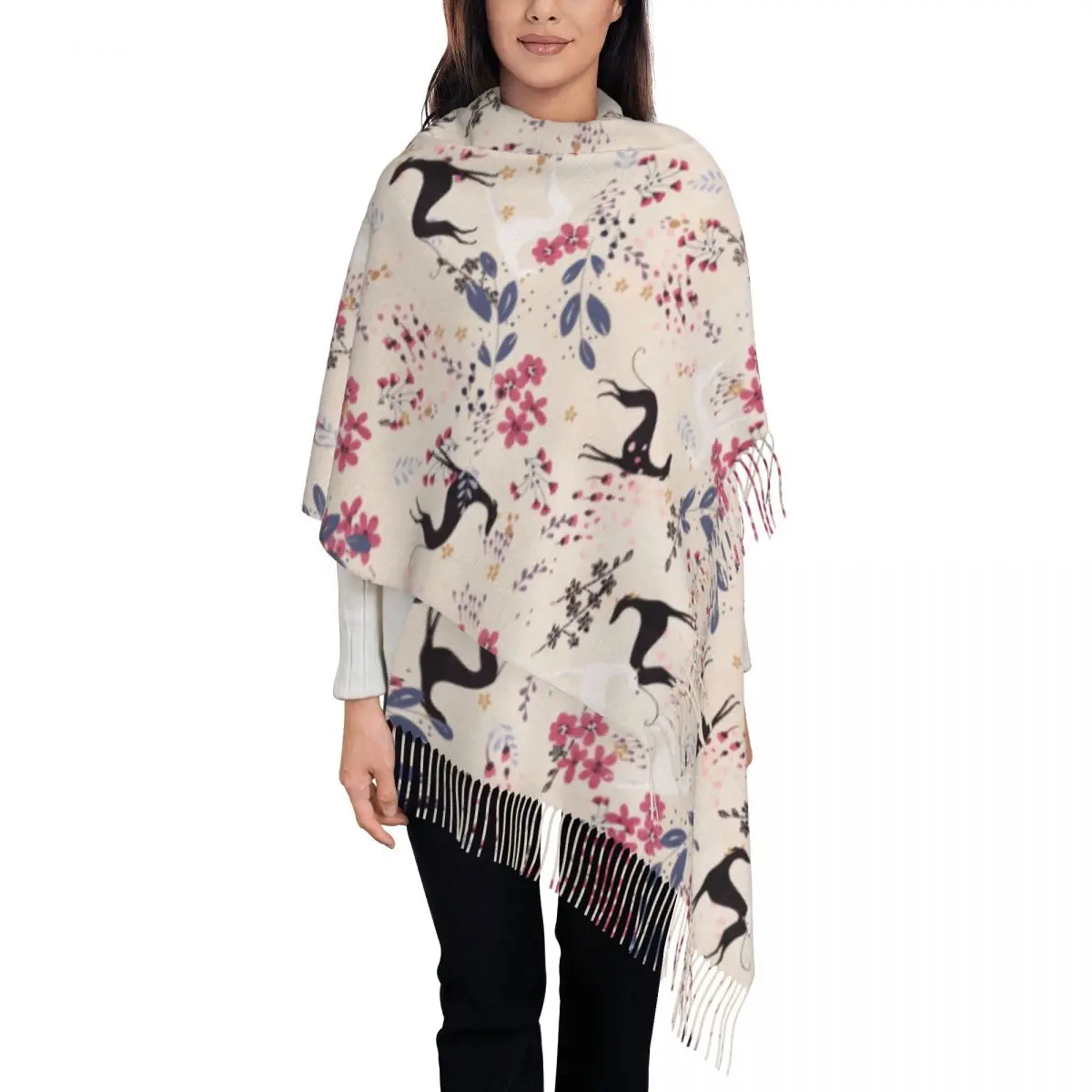 Personalized Printed Greyhound Sighthound Flower Love Scarf Women Men Winter Fall Warm Scarves Animal Whippet Dog Shawls Wraps
Personalized Printed Greyhound Sighthound Flower Love Scarf Women Men Winter Fall Warm Scarves Animal Whippet Dog Shawls Wraps