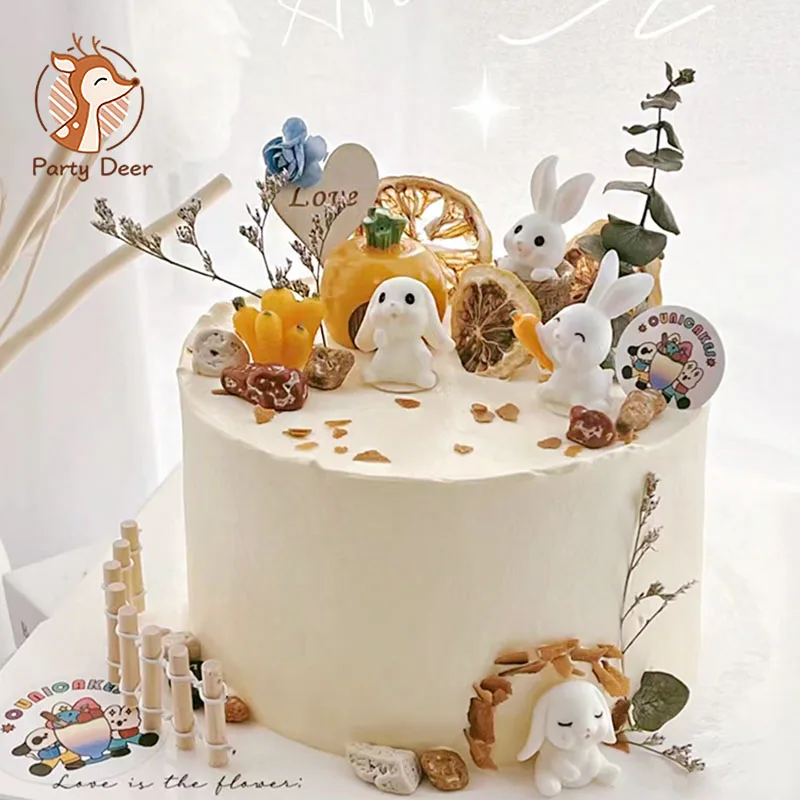Украшение для детского торта в виде кролика, леса
Украшение для детского торта в виде кролика, леса
