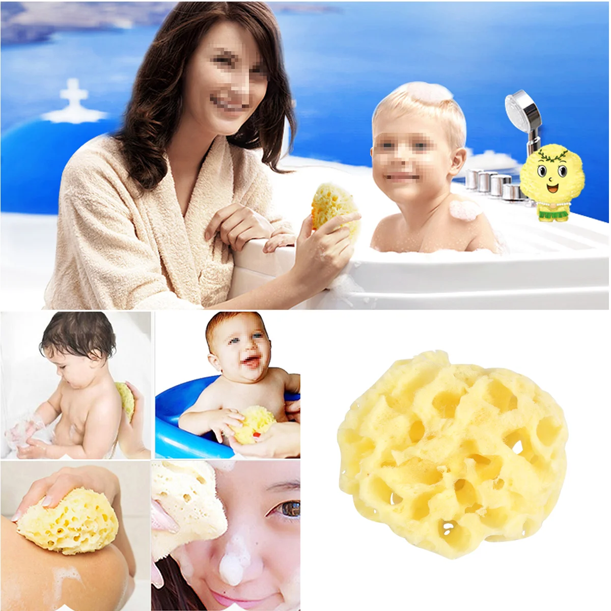 1PC Bath Sponge Greek Natural Seaweed Sponge Honeycomb Wash Face Baby Bath Sponge Gold Cotton Shower Supplies
1PC Bath Sponge Greek Natural Seaweed Sponge Honeycomb Wash Face Baby Bath Sponge Gold Cotton Shower Supplies