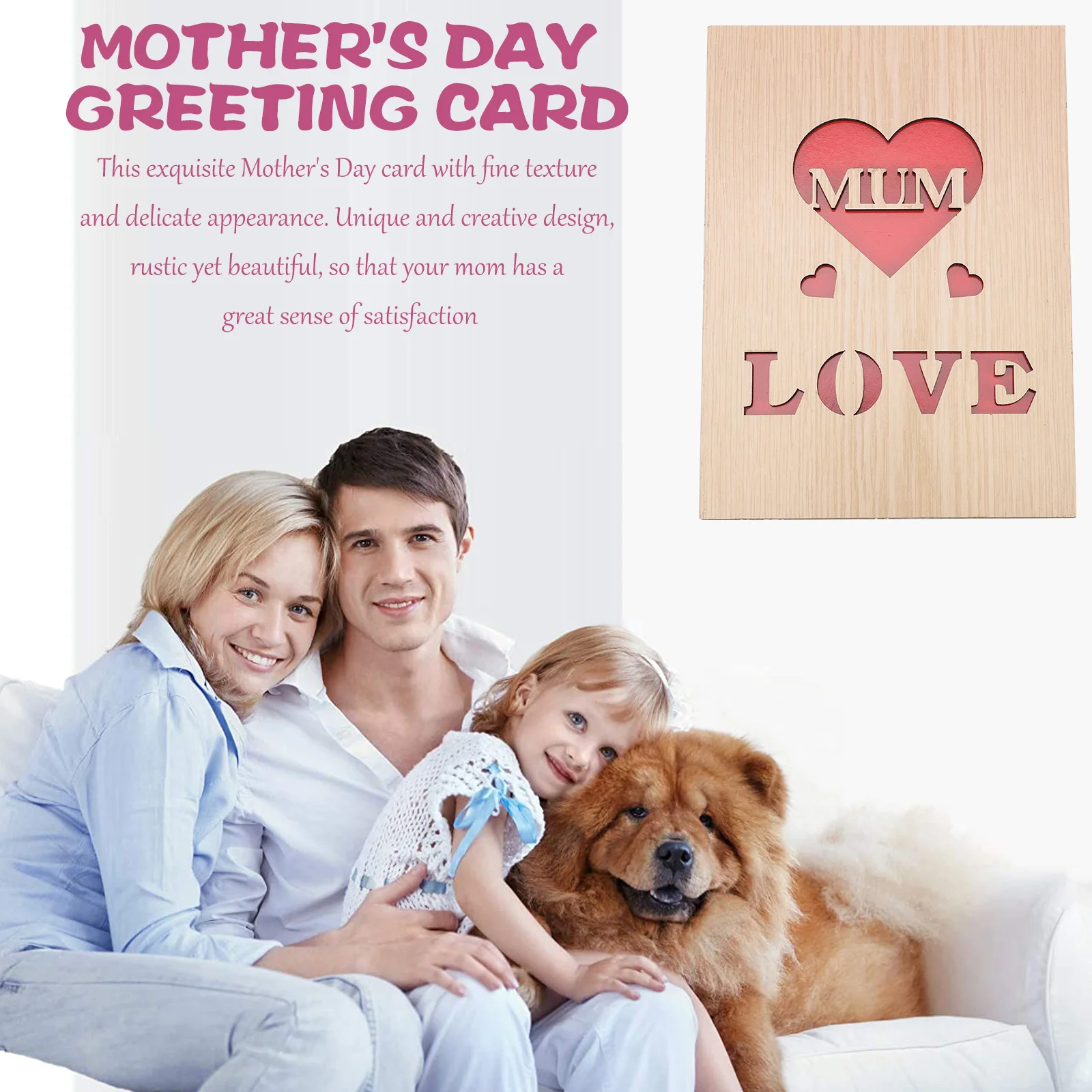 Mother's Day Chic Unique Wooden Mothers Day Mother's Day Gift Greeting Blessing Birthday for Mom
Mother's Day Chic Unique Wooden Mothers Day Mother's Day Gift Greeting Blessing Birthday for Mom