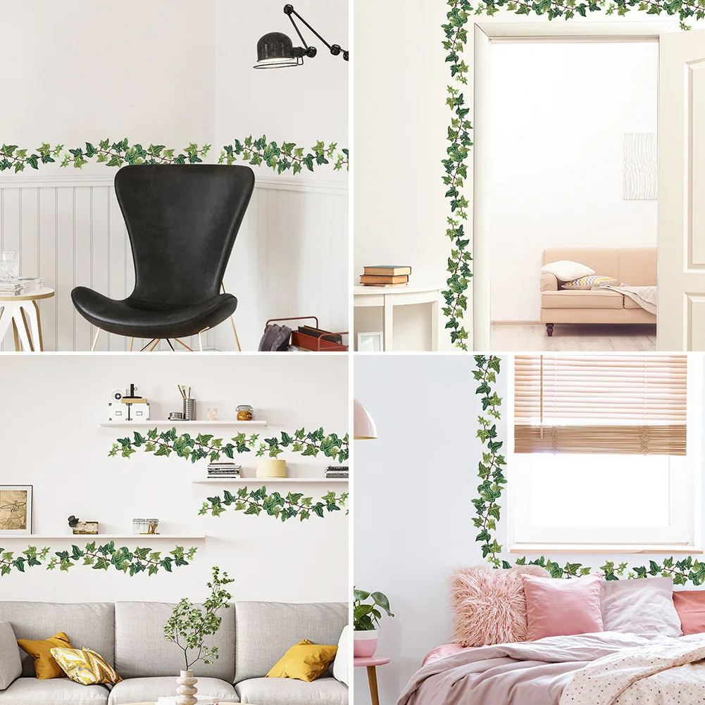 Decal Wall Sticker Plants Room Stickers Wall Art PVC 14*112cm Bedroom Decoration Decorative Green Vine Home Decor
Decal Wall Sticker Plants Room Stickers Wall Art PVC 14*112cm Bedroom Decoration Decorative Green Vine Home Decor