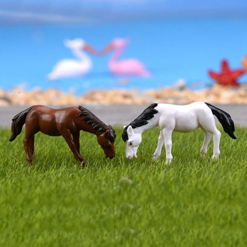 2PCS Artificial Horse Miniature Doll Micro Landscape Bonsai Plant Ornament Figurines Craft DIY Fairy Garden Table Decoration
2PCS Artificial Horse Miniature Doll Micro Landscape Bonsai Plant Ornament Figurines Craft DIY Fairy Garden Table Decoration