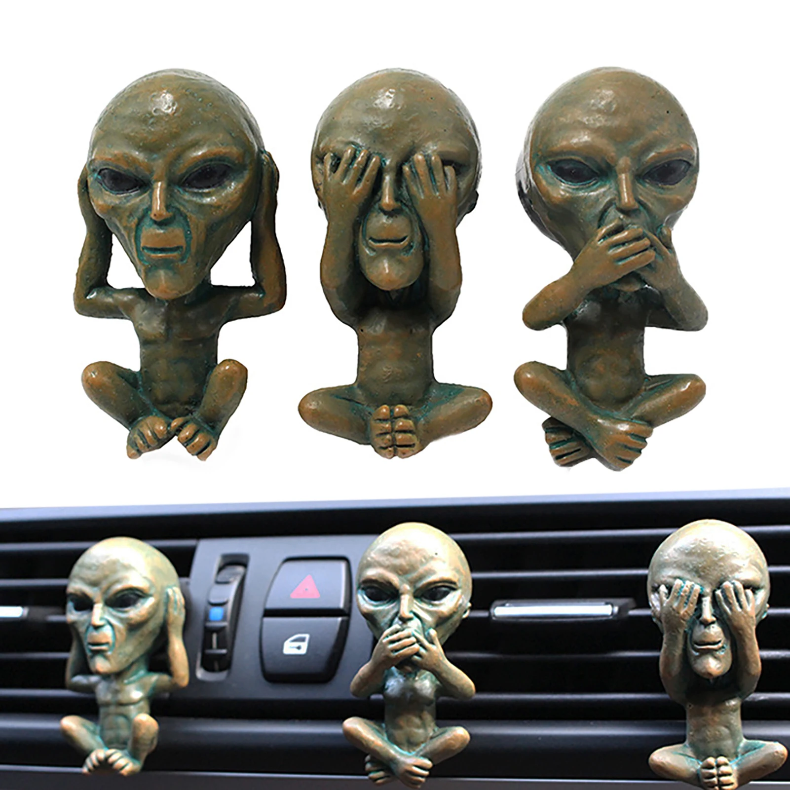 Alien Statue Car Air Freshener Clips Funny Fresheners Clips Cute Aesthetic Conditioning Outlet Decoration Interior Accessories
Alien Statue Car Air Freshener Clips Funny Fresheners Clips Cute Aesthetic Conditioning Outlet Decoration Interior Accessories