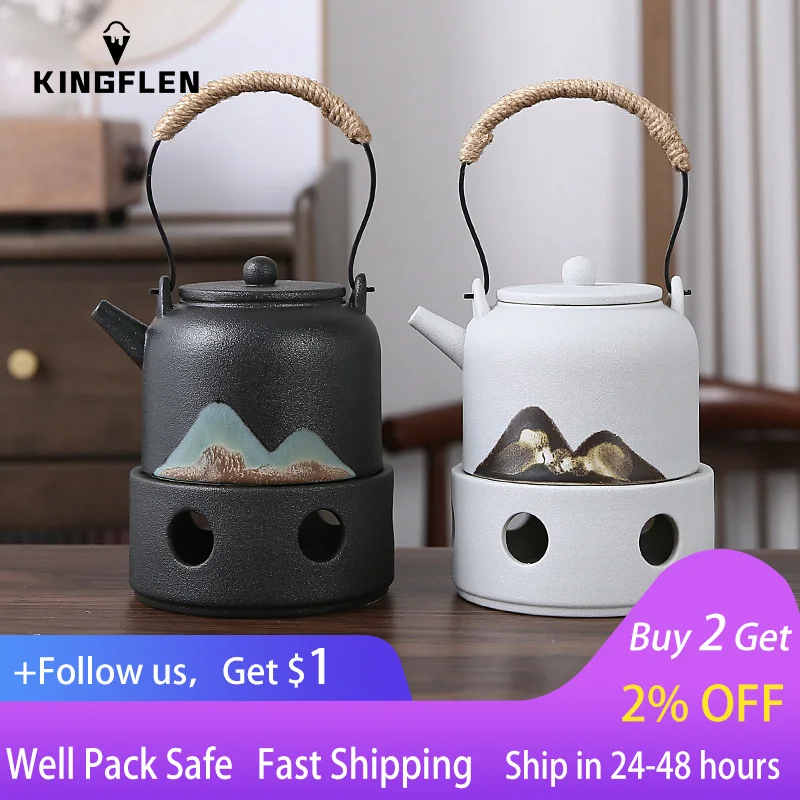 Black pottery Japanese hand-painted faraway ridge pot Tea stove Vintage candle table Tea set Household ceramic teapot
Black pottery Japanese hand-painted faraway ridge pot Tea stove Vintage candle table Tea set Household ceramic teapot