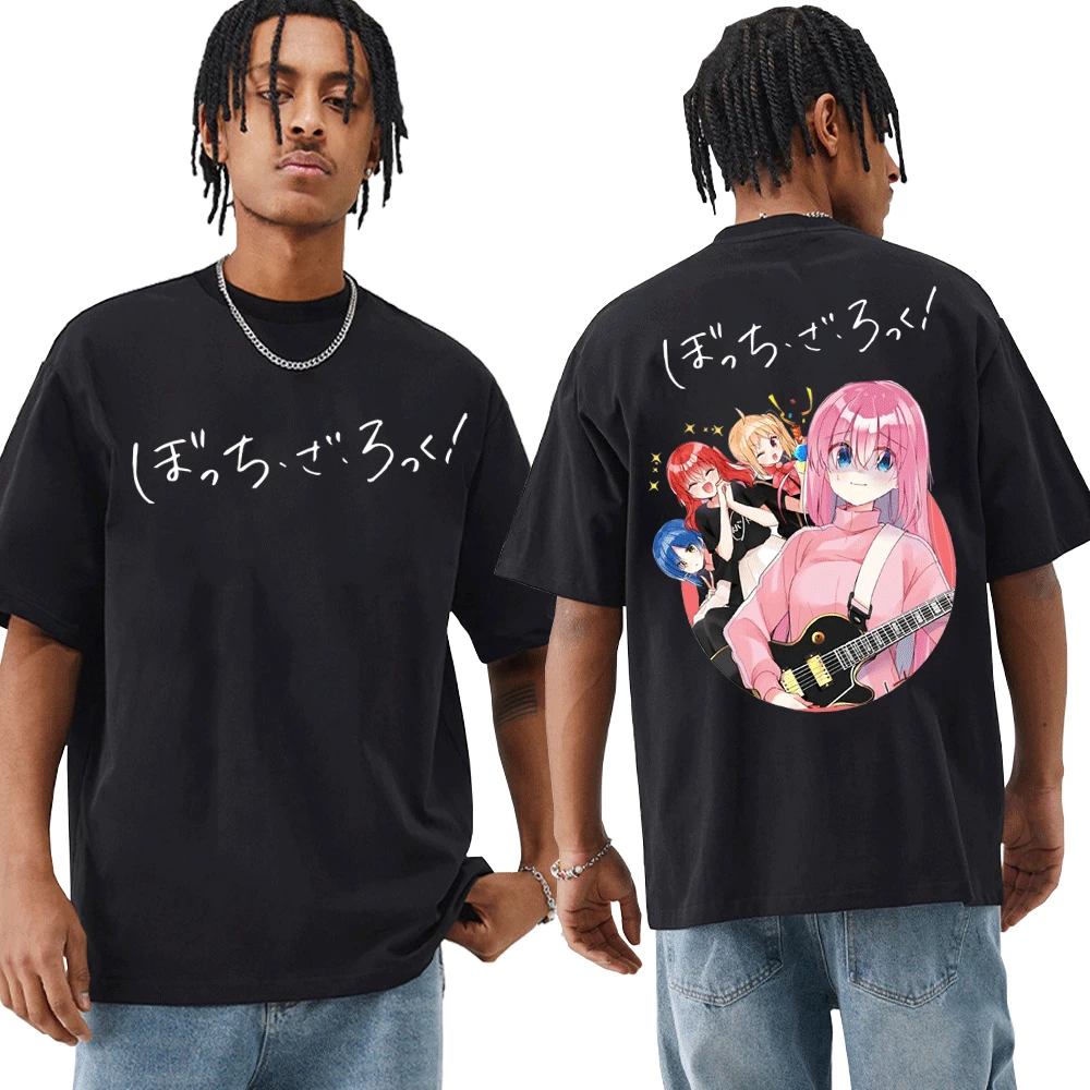 Anime Bocchi The Rock T Shirt Men's Women's Hitori Gotoh Yamada Ryo Kita Ikuyo Ijichi Nijika Graphic Print T Shirts Short Sleeve
Anime Bocchi The Rock T Shirt Men's Women's Hitori Gotoh Yamada Ryo Kita Ikuyo Ijichi Nijika Graphic Print T Shirts Short Sleeve