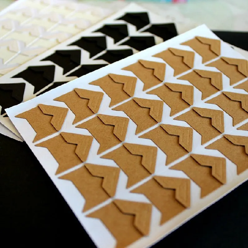 Fashion New 2022 120 pcs/lot (5 sheets) DIY Vintage Corner kraft Paper Stickers for Photo Albums Frame Photo Albums Scrapbooking
Fashion New 2022 120 pcs/lot (5 sheets) DIY Vintage Corner kraft Paper Stickers for Photo Albums Frame Photo Albums Scrapbooking