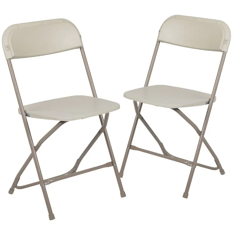 Lightweight Beige Plastic Folding Event Chair 2 Pack - 650LB Weight Capacity Comfortable and Durable Chair.
Lightweight Beige Plastic Folding Event Chair 2 Pack - 650LB Weight Capacity Comfortable and Durable Chair.