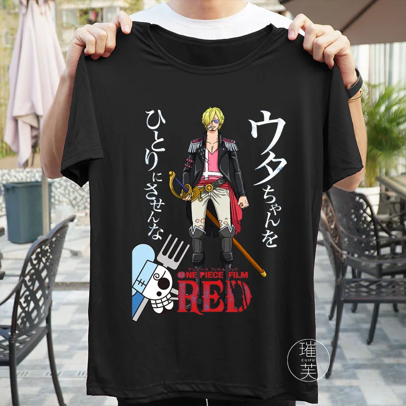 2022 Theatrical Edition Movie Red Vinsmoke Sanji T-shirt Luffy Fashion Casual 3D Printing Short Sleeve Harajuku O-Neck
2022 Theatrical Edition Movie Red Vinsmoke Sanji T-shirt Luffy Fashion Casual 3D Printing Short Sleeve Harajuku O-Neck
