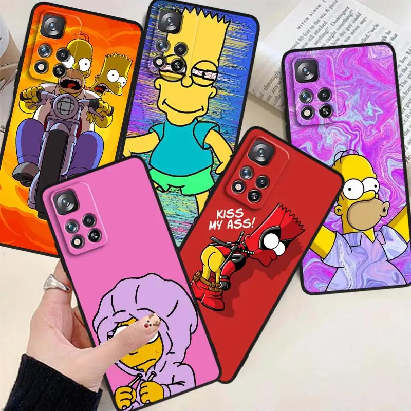 Simpsons Lisa Bart Homer Phone Case For Xiaomi Redmi Note 12 11E 11S 11 11T 10 10S 9 9T Trubo Pro Speed Plus 5G Black Cover
Simpsons Lisa Bart Homer Phone Case For Xiaomi Redmi Note 12 11E 11S 11 11T 10 10S 9 9T Trubo Pro Speed Plus 5G Black Cover