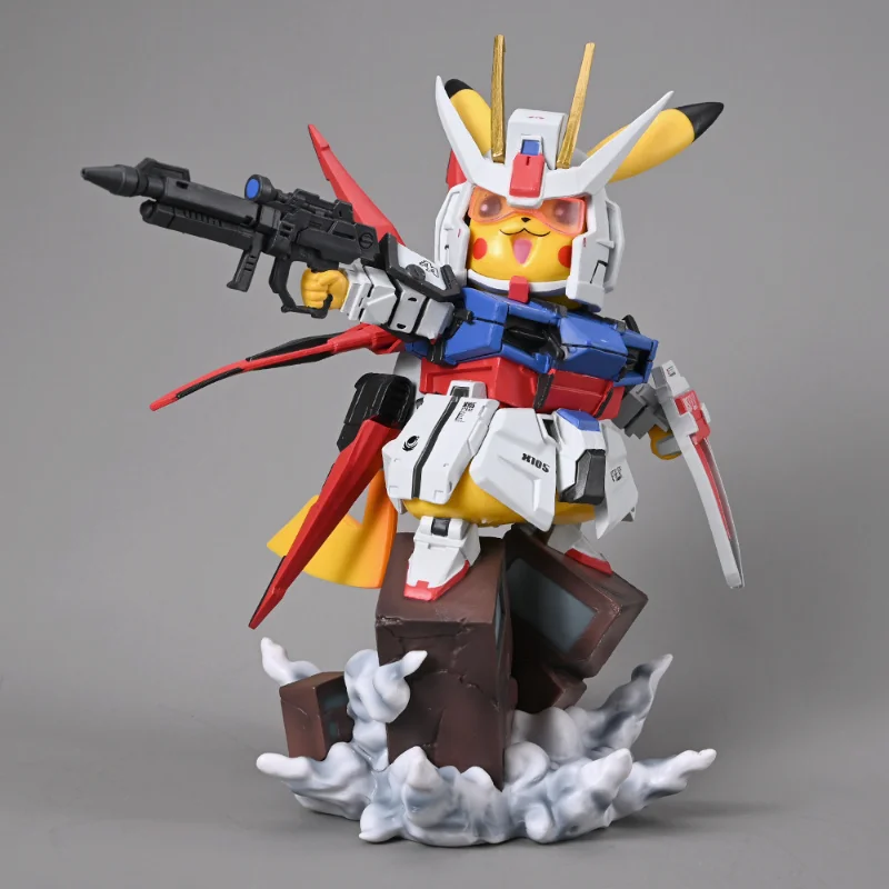 Коллекционная экшн-фигурка покемона Пикачу Strike Gundam GK COS, детская игрушка-робот, подарок, 24 см
Коллекционная экшн-фигурка покемона Пикачу Strike Gundam GK COS, детская игрушка-робот, подарок, 24 см