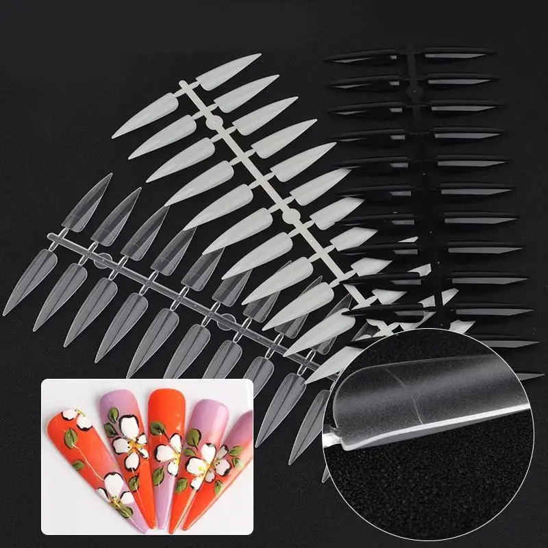 240Pcs/Set Nail Art Clear Natural Full Cover Oval Sharp End Stiletto Long False Fake Nails Tips Manicure Artificial Nails Salon
240Pcs/Set Nail Art Clear Natural Full Cover Oval Sharp End Stiletto Long False Fake Nails Tips Manicure Artificial Nails Salon