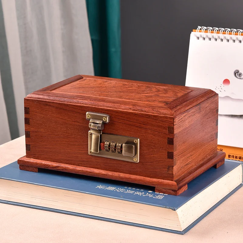 Chinese mahogany jewelry box code lock jewelry necklace hand decoration storage box solid wood jewelry box wedding dowry gift
Chinese mahogany jewelry box code lock jewelry necklace hand decoration storage box solid wood jewelry box wedding dowry gift