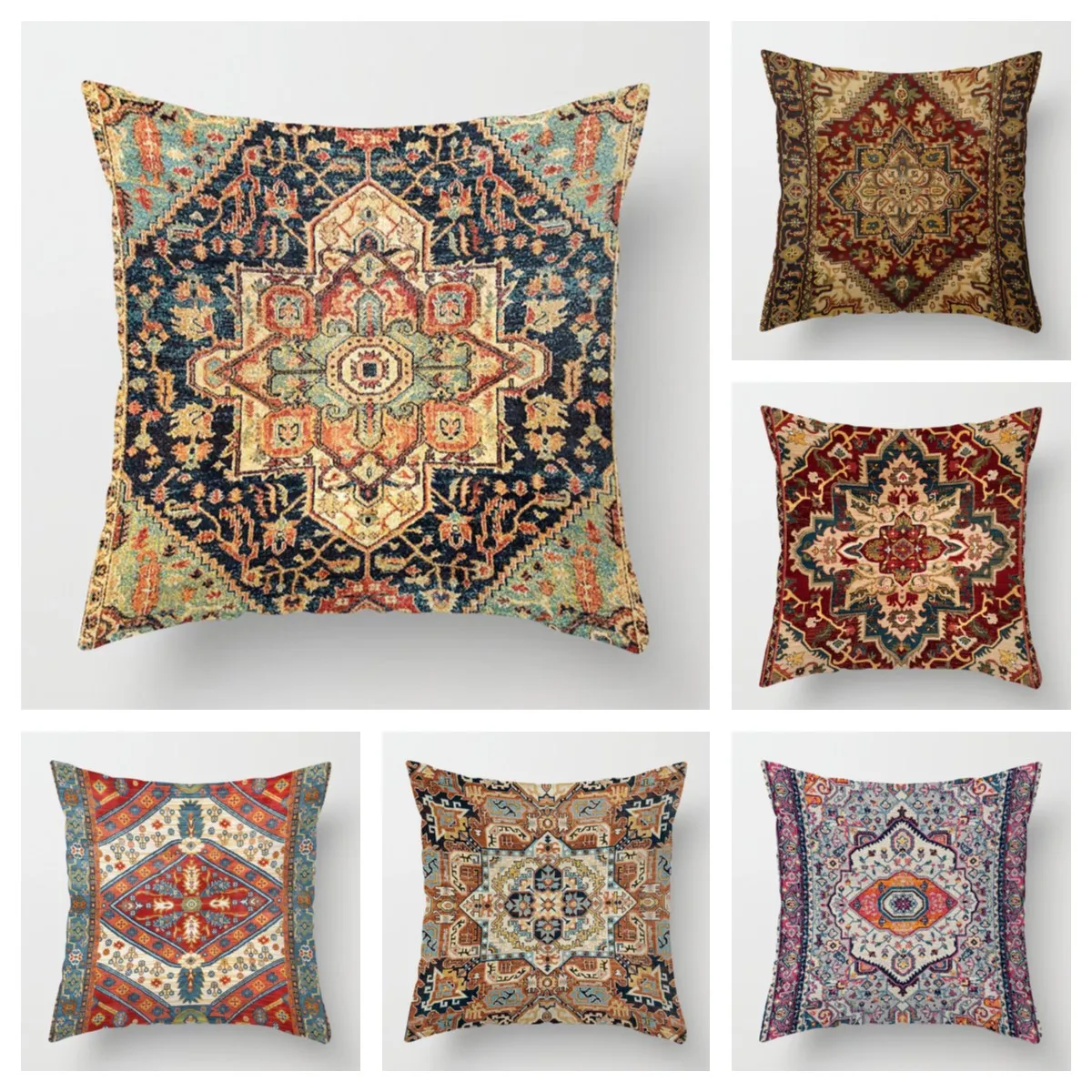 Moroccan Ethnic Pattern Pillow Cover 60*60 Living Room Decoration Sofa Cushion Cover Home Decor Car Office Lumbar Pillow Cover
Moroccan Ethnic Pattern Pillow Cover 60*60 Living Room Decoration Sofa Cushion Cover Home Decor Car Office Lumbar Pillow Cover